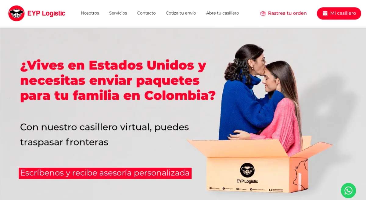 EYP Logistics: screenshot of the live product