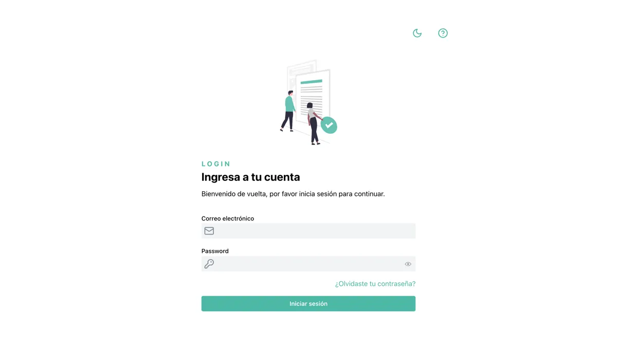 University lab platform: screenshot of the live product